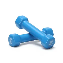 Jimwalt Premium Vinyl Coated Dumbbells - Non Slip Grip| Hex Shape | Reach Compliant| From the House of Healthycliq | Sed