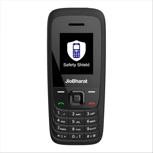 Image of JIO JioBharat V4 4G Keypad Phone with Safety Shield Feature, JioTV, JioHotstar, JioSaavn, JioPay (UPI & SoundPay), LED T