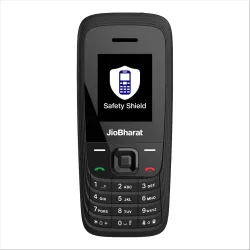 JIO JioBharat V4 4G Keypad Phone with Safety Shield Feature, JioTV, JioHotstar, JioSaavn, JioPay (UPI & SoundPay), LED T