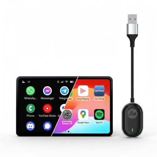 Image of JioCarSync Wired to Wireless Converter Carplay 