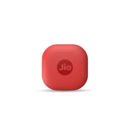 JioTag Air for iOS (Red) Worldwide Tracker, Pair with Apple Find My app for Keys, Luggage, Bikes, Purses etc. Inside & O