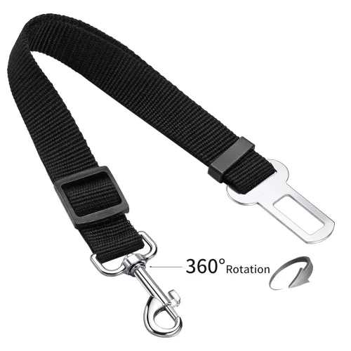 Image of Jisong 2‑Pack Adjustable Nylon Pet Seat Belt