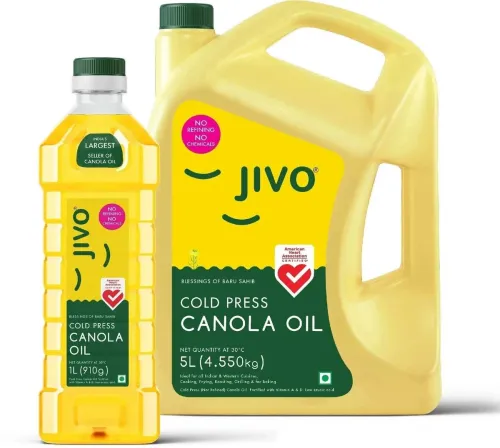 Image of JIVO Cold Press Canola Oil 5 Ltr+1Ltr Canola Oil   (6 L)