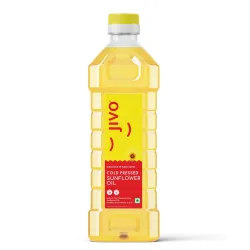 Jivo Cold Pressed Unrefined Sunflower Oil - 1 Litre 