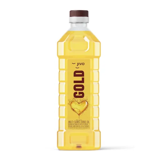 Image of Jivo Gold Premium Refined Cooking Oil Perfect Blend of Rice Bran & Sunflower Oil | Natural Antioxidants | 1 Litre Pack