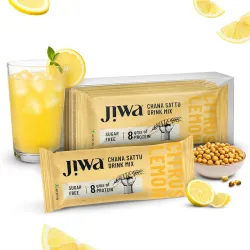 Jiwa Chana Sattu Drink Mix, 40g (Pack of 5)