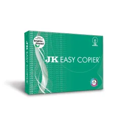 JK Easy Copier Paper | A4 Size | 70 GSM | 500 Sheets | White Paper, 1 Ream | For Laserjet & Inkjet Printer | Fast Drying | Both Side Print | Eco Friendly | ColorLok (Pack of 1) | One Ream