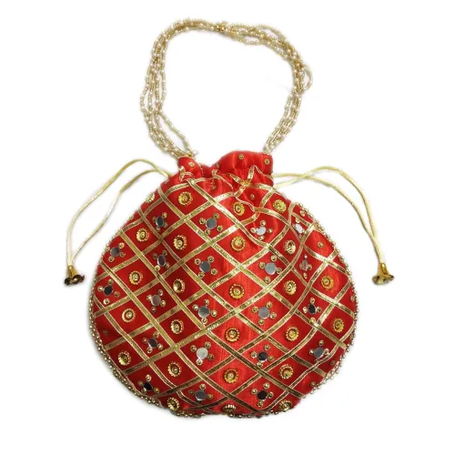 Image of JK Gold/Women's Fancy Potli / Clutch For Ethnic Wear