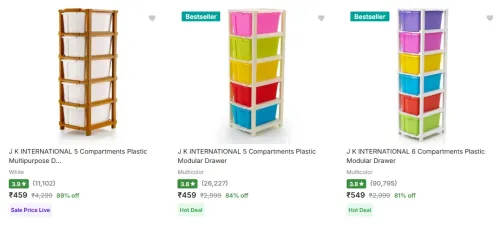 Image of J K International Desk Organizers upto 89% Discount