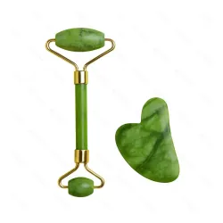 JM Jade Roller & Gua Sha Massager Set