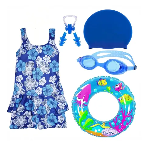 Image of JMT Wear Swimming Kit Combo for Girls