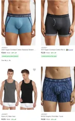 Jockey inner wear Min. 30% off