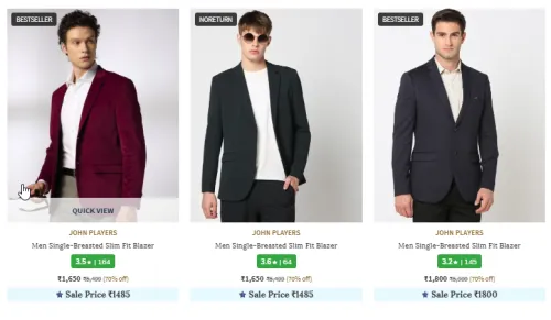 Image of John Player Blazers Minimum 70% Discount