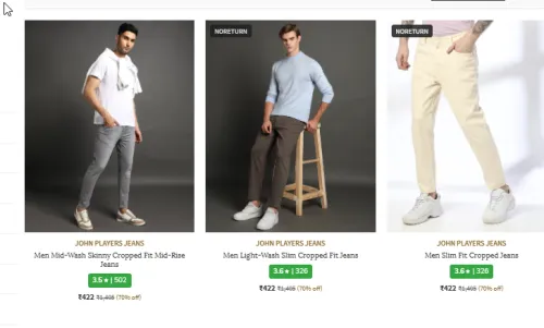 Image of JOHN PLAYERS JEANS Minimum 70% Discount