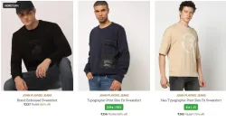 JOHN PLAYERS Mens Sweatshirts & Hoddies Upto 80% Discount