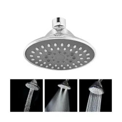 Johnson Hydra 100mm 3-Flow Overhead Shower 