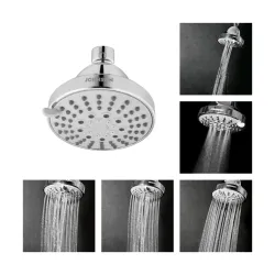 Johnson Hydra 5-Flow Round Overhead Shower (100mm)
