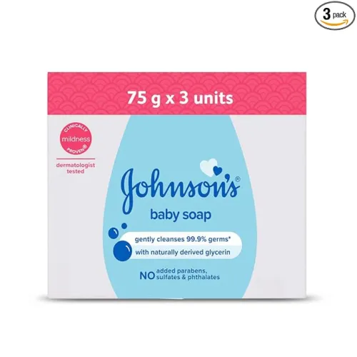 Image of Johnson & Johnson Baby Soap 75g (Pack of 3)