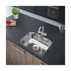 Johnson Nexa SS304 Single Bowl Kitchen Sink (18x16x8 Inch)