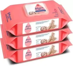 Johnsons Baby Skincare Wipes, 216 Sheets Pack