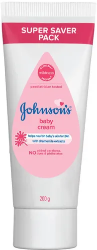 Image of Johnson’s Baby Cream 200 g, pH Balanced & Paraben-Free