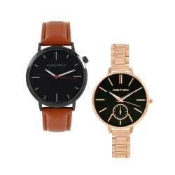Joker & Witch Dew Drop & Diamond Couple Watches