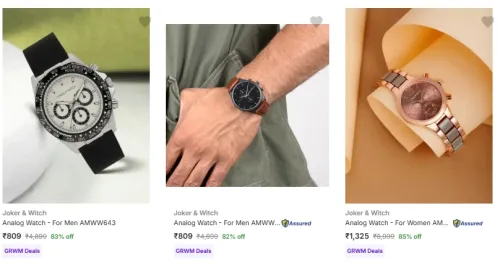 Image of Joker Witch Wrist Watches Upto 88% Discount 