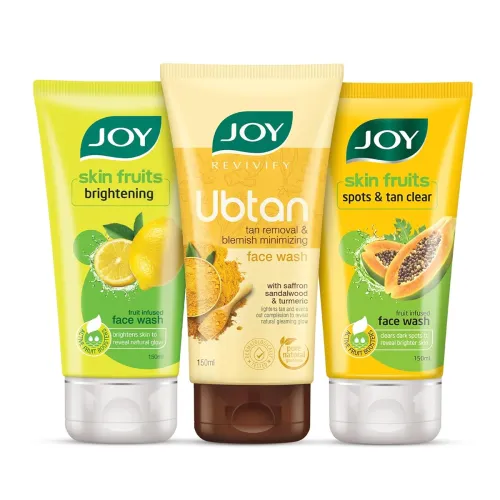 Image of JOY Face Wash Combo for Brightening & Tan Removal