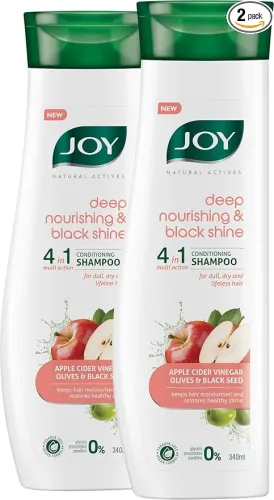 Image of Joy Natural Actives 4-in-1 Conditioning Shampoo – Pack of 2