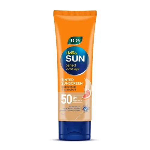 Image of Joy Natural Tone Tinted Sunscreen SPF 50 PA+++ INVIVO Tested with Niacinamide