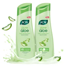 Joy Pure Aloe Light Moisturising Body Lotion 300ml x 2