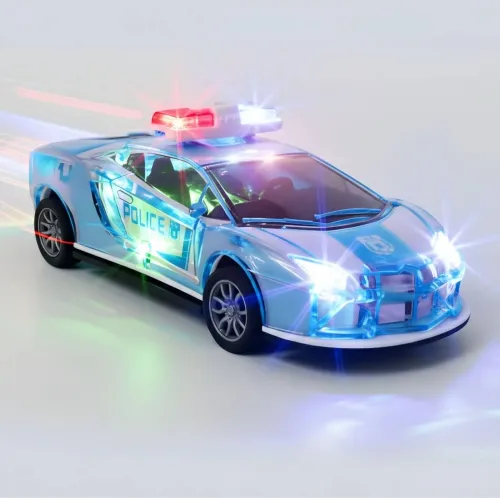 Image of joymax Kids 3D Car Toy with Flashing Lights & Music