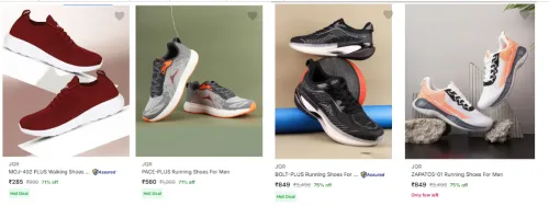 Image of Jqr Men’s Sports Shoes upto 75% Discount