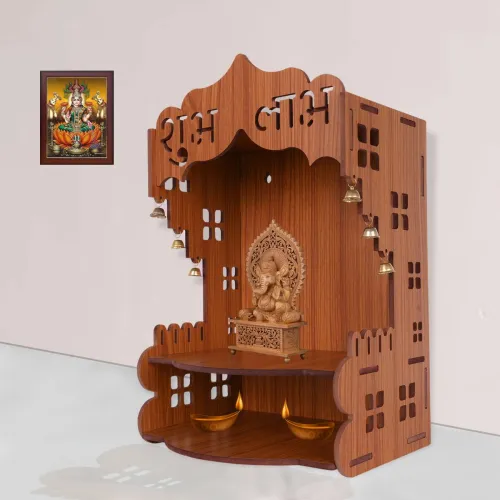 Image of JrWall ART TEMPLE-0032 Engineered Wood Home Temple 