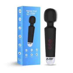 JSB HF56 Pro Cordless Rechargeable Body Massager Handheld with Flexible Silicon Head Vibration for Back, Leg, Foot & Cer