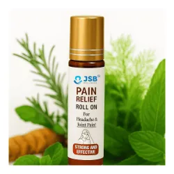 JSB Stress Relief Oil Roll On for Massage | Headache Relief | Migraine | Computer Eyes Pain | After Viewing Mobile Scree