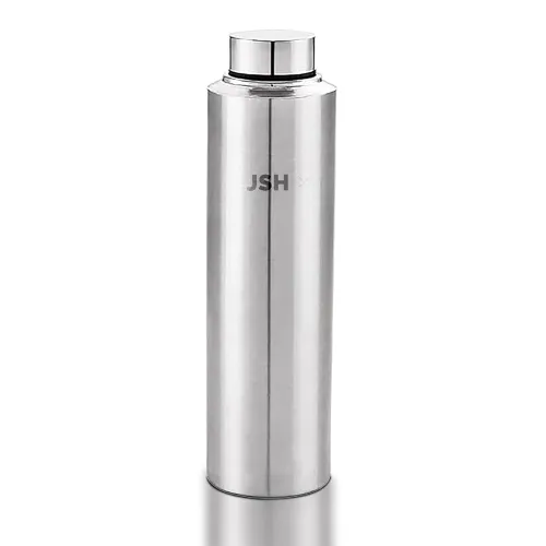 Image of JSH Stainless Steel Water Bottle 750ML Set of 1 Silver, 100% Leak Proof 