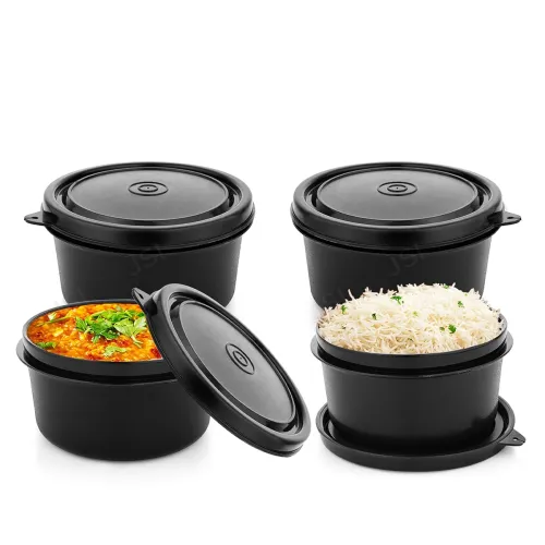 Image of JSI Steel Microwave Safe Containers (Set of 4 Pcs, 450ml)