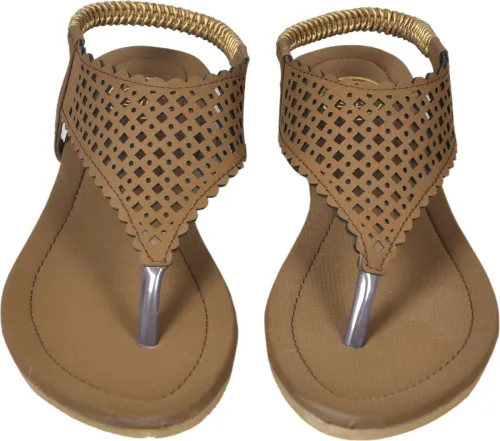 Image of JSStyle  Women Flats Sandal  (Brown , 5)