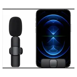 Juarez JRZK8 Wireless Lavalier Microphone for Smartphones & Cameras