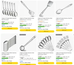 Judge By Prestige Steel Spoons Starting ₹83