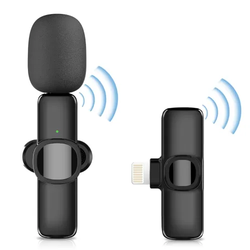 Image of JUDKIOM Wireless Lavalier Microphone for iPhone
