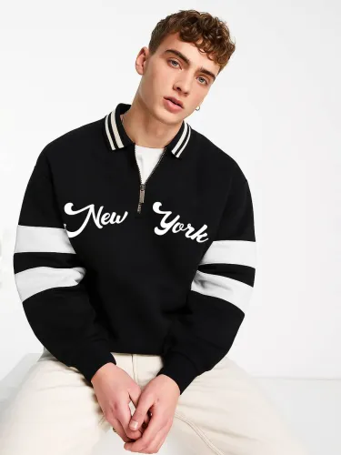 Image of Jump Cuts  Men Full Sleeve Printed Sweatshirt