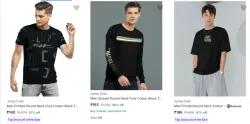 Jump Cuts  Men T-Shirt  Starting @ ₹140