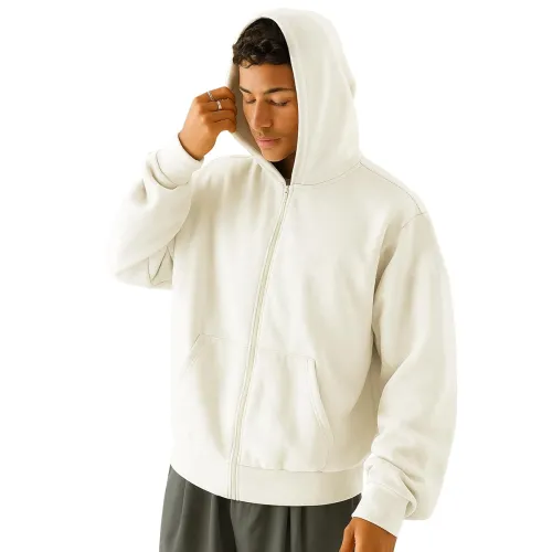 Image of Jump Cuts || Fullzipper Solid Sweatshirt for men