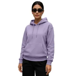 JUNEBERRY® Cotton Spun Casual Solid Women Stylish Hoodie 