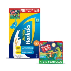 JUNIOR HORLICKS Nutrition Drink, 1kg, for Supporting Growth in Toddlers & Young Kids (2-6 Years), with Calcium, Vitamin K1 & Selenium, Tailor-Made Nutrition for Fussy Eaters, Vanilla Flavor