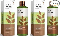 Just Herbs 8 in 1 Root Nourishing Amla Neem Hair Fall Control Shampoo For Men & Women - Suitable For Oily Hair Scalp, Su
