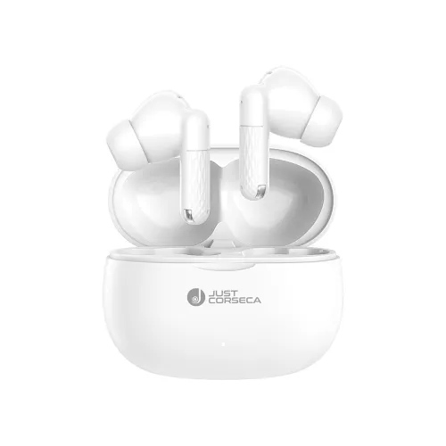 Image of JUST CORSECA JC Skye Bluetooth 5.3 True Wireless Earbuds | 10mm Dynamic Drivers | Smart Touch Control | Type-C Charging 