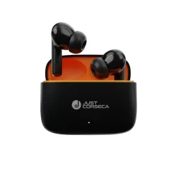 JUST CORSECA Soundwave Earbuds with Type C Charging | ANC & ENC Model | Low Latency Bluetooth 5.3 | IPX4 Water Resistanc